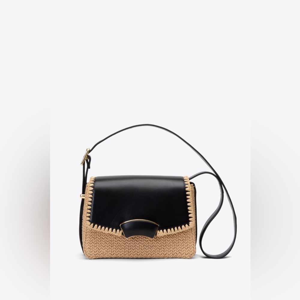3.1 Phillip Lim Black and Tan Crossbody Bag